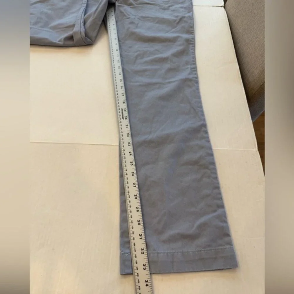 Vineyard Vines Slim Fit Club Pants Mens 34x34 Gray Cotton Twill Chinos
